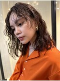 ちょい強めウェーブで今年らしいパーマstyleに