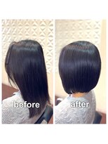 アウラ(aura) カット+艶髪トリートメント