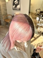 ヲタク(wotaku.)&nbsp;ピンクカラーブラウンカラーデザインカラーツートンカラーボブ