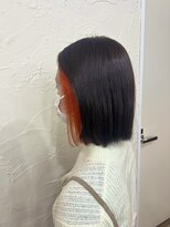 アジールヘア 北千住駅西口店(agir hair)&nbsp;オレンジカラー　暖色カラー
