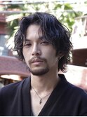 波巻きスパイラルパーマゆるめウェーブ波打ちサーフカールパーマ