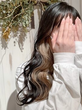 ノエル ヘアー アトリエ(Noele hair atelier) インナーカラー(フル)