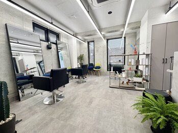 オントエンヘアー(ONTOEN.Hair)の写真/【学芸大学徒歩3分】気軽に話せる雰囲気が魅力のサロン！居心地のいい空間で、髪も心も癒される…♪