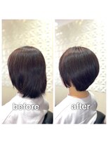 アウラ(aura) カット+ハーバルカラー+艶髪トリートメント