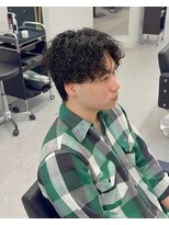 ブライト(BRIGHT)&nbsp;センターパートスパイラルパーマ