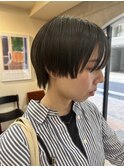 ショートスタイルとオリーブブラウン　stylist今井