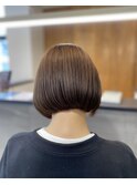 ショートボブ/ボブ/丸み/コンパクト