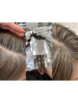 【大人女性に支持◎】ハイライトやバレイヤージュでお洒落染め！コントラストを活かして白髪カバーにも♪