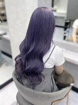 ジーナ 名駅(XENA.)&nbsp;《karen》色落ちまで綺麗なラベンダー/夏カラー/艶カラー/透明感