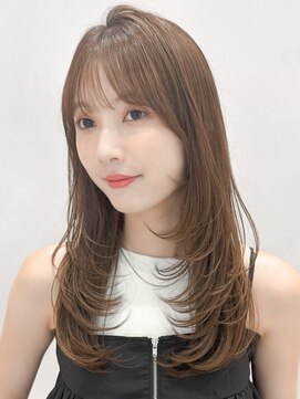 アグノス 青山(Agnos) デジタルパーマうる艶髪くびれヘアイメチェンセミディモテ髪