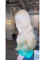 ラフィス ヘアーピュール 梅田茶屋町店(La fith hair pur) White×blond