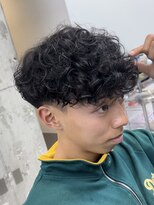 フィフスパーク(fifth PARK)&nbsp;渋谷スペインカールラルフカール刈り上げ高めツーブロックメンズ