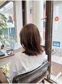 ブリーチありマロンカラー