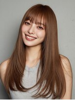 ステイゴールド(STAYGOLD)&nbsp;レイヤーカット ブラウンベージュ 前髪カット 髪質改善 美髪