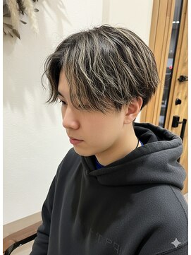 フゥカ 類家店(fuka) 八戸メンズメッシュハイライト