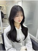 ワンカールも外巻きもかわいい!レイヤーカット/韓国ヘア