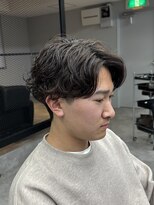 ファースト 秦野店(First) ニュアンスシャドウパーマ/センターパート/秦野