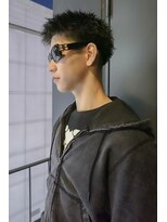 ソーレ(sole)&nbsp;テーパーフェード　スパイキーショート　ピンパーマ
