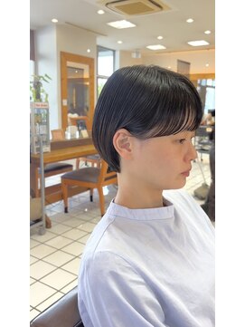 シエル ドゥ サワ(ciel de SAWA) 黒髪ショート × 小顔マッシュショート