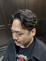 ミリオンバックス 神田店(Million Bucks)&nbsp;センターパートフェザーパーマ