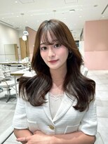トイロ 新宿(Toiro)&nbsp;韓国レイヤー顔周りレイヤーくびれレイヤーロングレイヤー