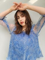 リオラヘアー(Liora hair)&nbsp;レディースパーマ/ロング/オレンジ系カラー/天神