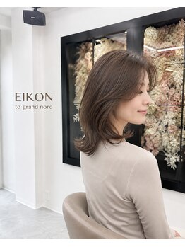 アイコン トゥーグランノール(EIKON to grand nord)の写真/白髪も自然にカバーするツヤカラー