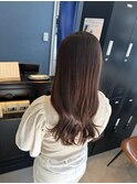 268. 巻き髪/ブラウンカラー/セミロング/顔周り/前髪