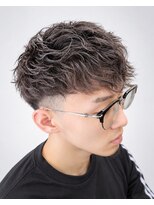 メンズ レオ 南森町店(men's LEO)&nbsp;無造作スパイラルパーマ×刈り上げマッシュ