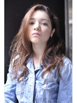 ギフトサニーサイド(gift sunny side) gift*無造作な外国人風かきあげニュアンスパーマ