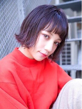 エイミー(Aimee) Aimee 外ハネボブ×ラベンダーアッシュ
