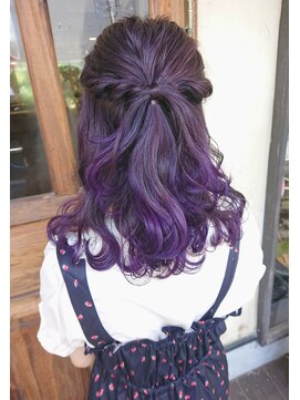 ヘア メイク リン(hair make rin) 巨峰色