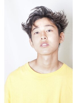 アナログ(analog) 【analog 溝の口】外ハネ　パーマ　メンズショート