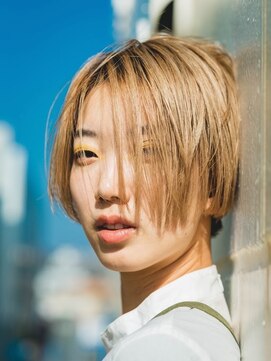 ヘアーアンドメイク フォルス(HAIR&MAKE FORS) 《似合わせカラー》ナチュラルブリーチデザイン