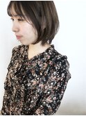 ひし形丸みボブ