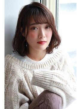 ブリーチ ラボ エーアイ 原宿店(BLEACH LABO Ai) 20代30代40代50代 色っぽふんわりショートの重軽ウェーブヘア♪