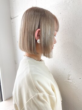 ヘアーワークス ヘルム 渋谷店(HAIR WORKS HELM) [HELM渋谷]ミルクティーベージュ