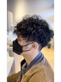 メンズ×ツイストスパイラルパーマ