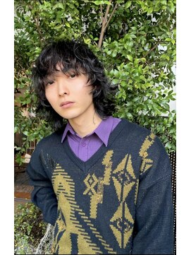 ベル 銀座並木通り店(Belle) 動きのあるメンズミディアム＊パーマスタイル