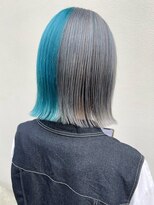 マジコ 下北沢本店(Magico)&nbsp;ダブルカラーグレージュハイトーンケアブリーチ髪質改善ミニボブ