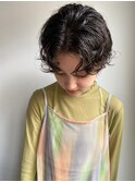 カーリーショート/ ウルフパーマ