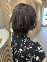 ロンドプロフィール 浦和(Lond profil)&nbsp;中川陽南子【グレージュコントラストハイライトレイヤーミディ】