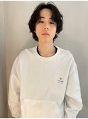 【loki】メンズセンターパート×ニュアンスパーマ