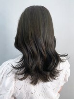 アイティーバイアルバム 下北沢店(IT by ALBUM)&nbsp;オリーブグレージュ_チェリーブラウンフェミニンロング_ba405571