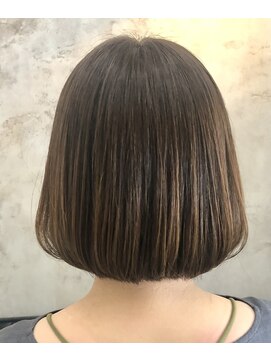 ヘアサロン リュッカ(Lycka) 【Ｌｙｃｋａ】　ツヤボブ