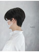パズル(PUZZLE)&nbsp;メンズショート/刈り上げ/ビジネス/カジュアル/マッシュ/韓国風