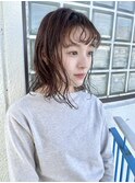 ニュアンスウェーブ_前髪パーマ