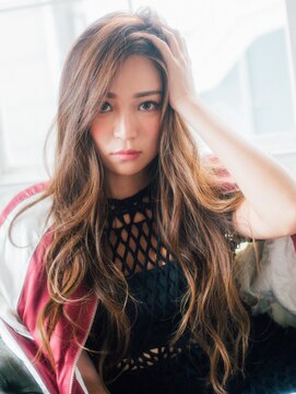 エクファ ヘアエステアンドスパ(ex-fa hair esthe&spa) ドライ×くせ毛風ロング【草津】