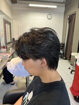 アイズ 海老名(AIZU) センターパート ニュアンスパーマ カルマパーマ