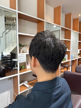 スリーク 吹田店(Sleek) メンズナチュラルパーマスタイルは男性人気◎